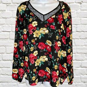 Daniel Rainn Floral Print Blouse